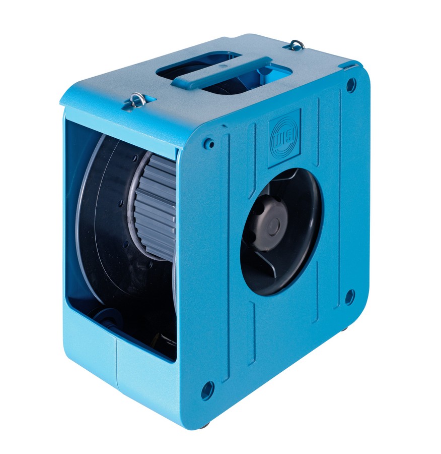 Boîte distributrice pour 100m de câble coaxiale (également adapté pour blister)