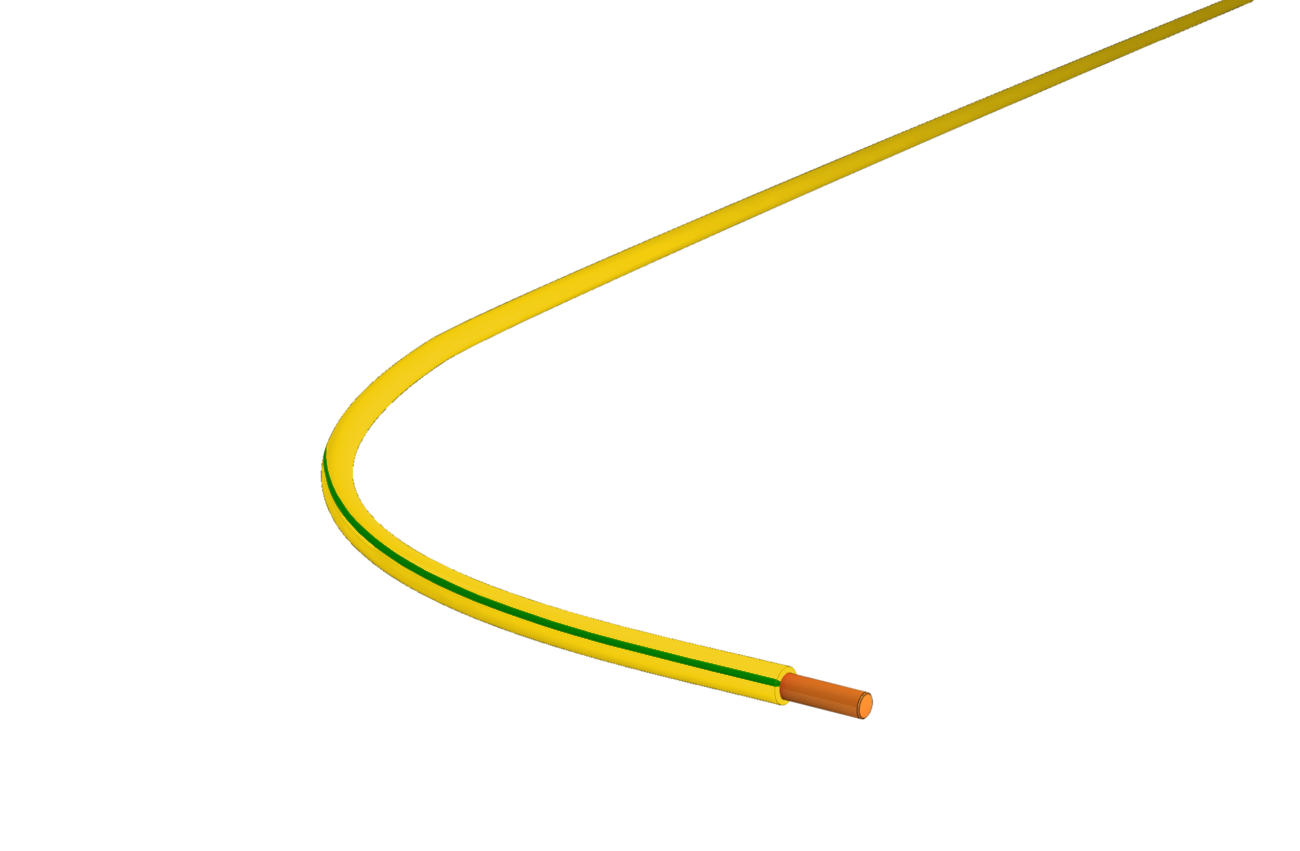 T-Draht 2.5 mm2 gelb-grün Eca