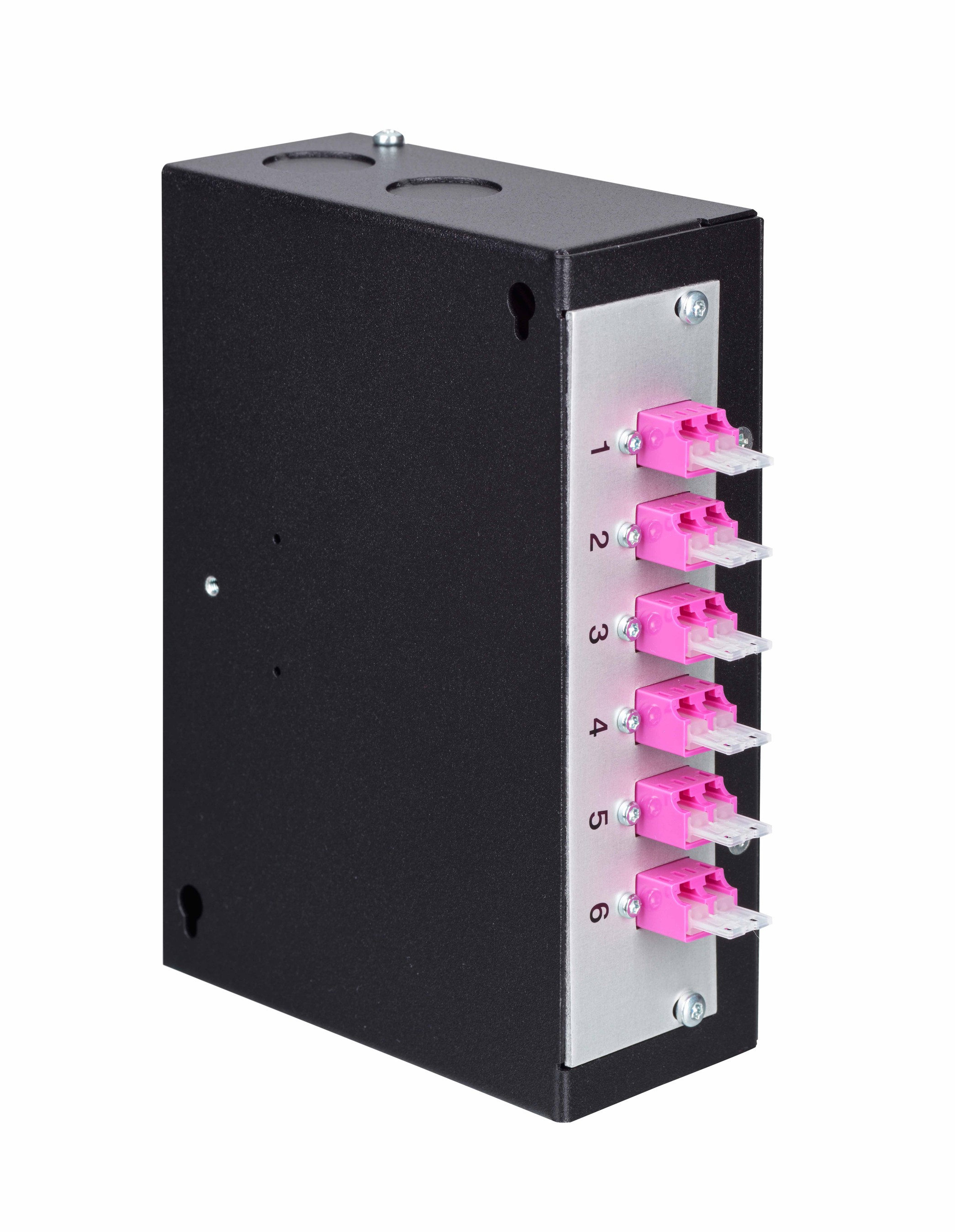 LWL DIN AP Box sz 3xLC/Dupl. OM4 erikavio. MM kompl.