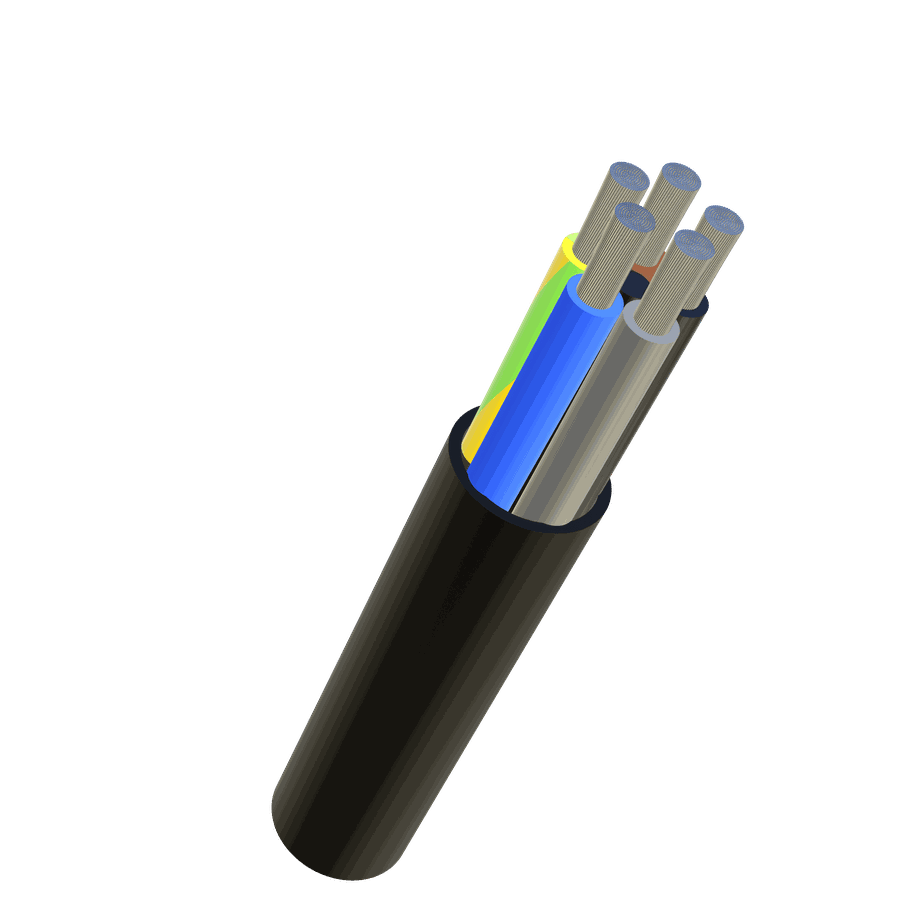 Alukaflex Gdv 5x35 3LNPE hf schwarz Eca