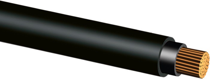 Soil 1x25 L sh noir Conduite de poteaux de toit Eca