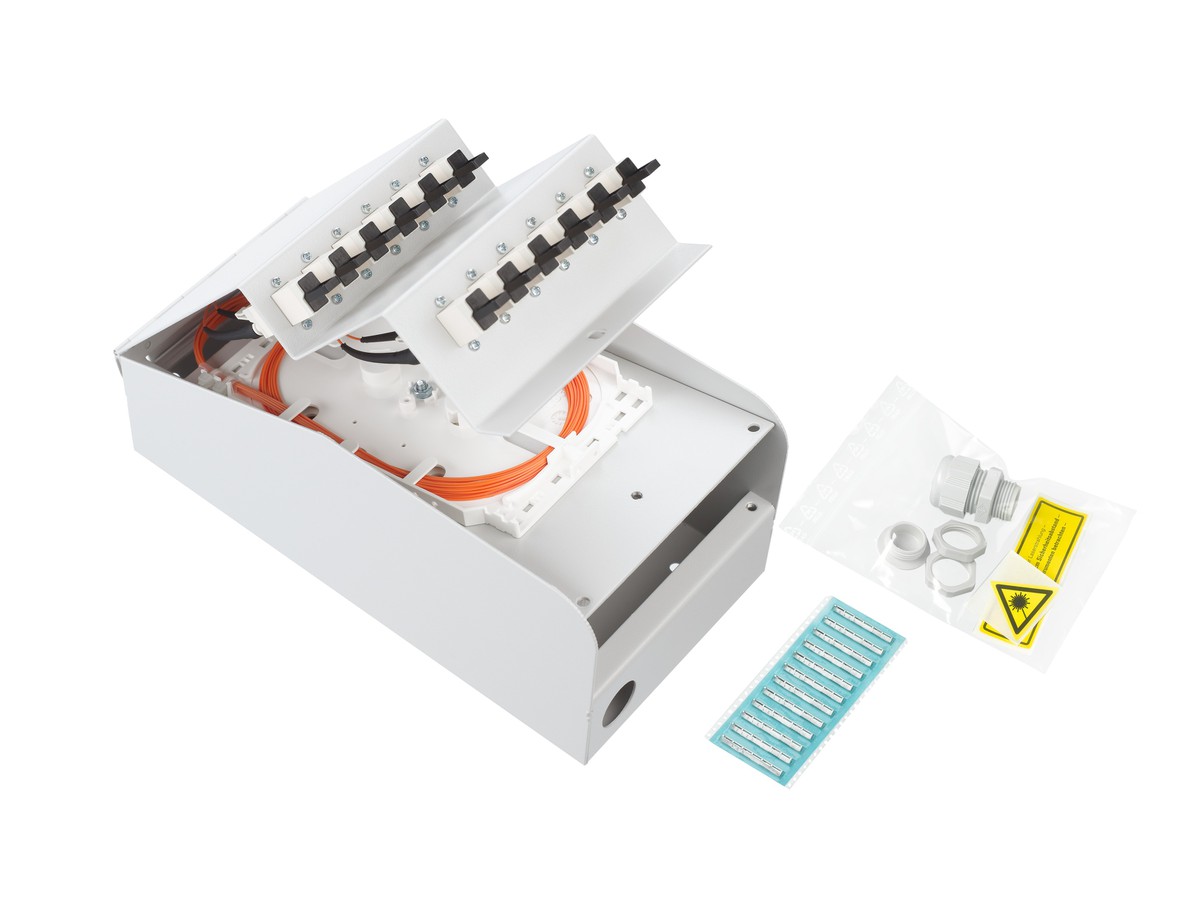 LWL AP Box abgestuft 2xE2000 50/125 komp.