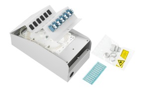 LWL AP Box abgestuft 1xLC Dupl. 9/125 komp.