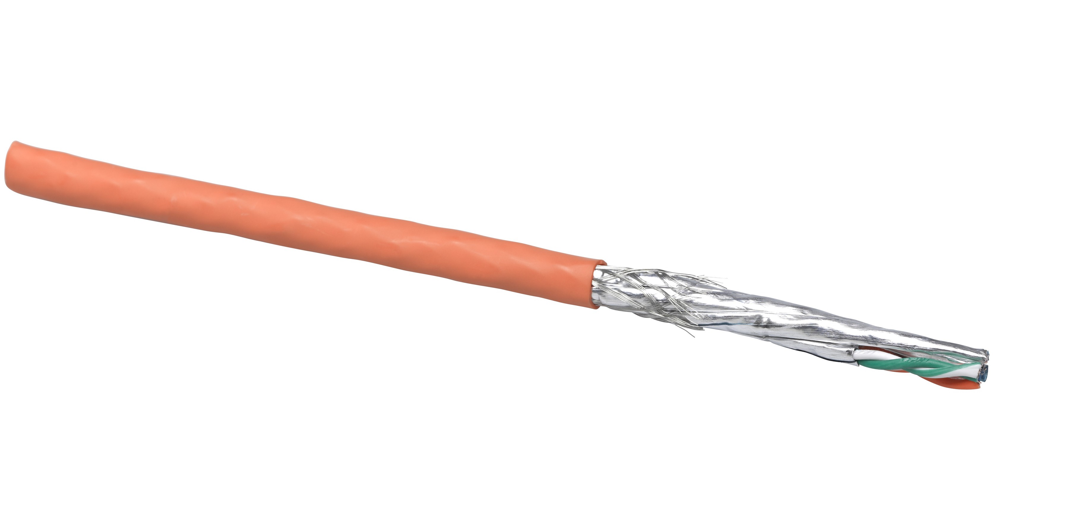 CU 7702 Kat.7A S/FTP 4x2x0.62 LSOH orange NVP 76 AWG22 Dca