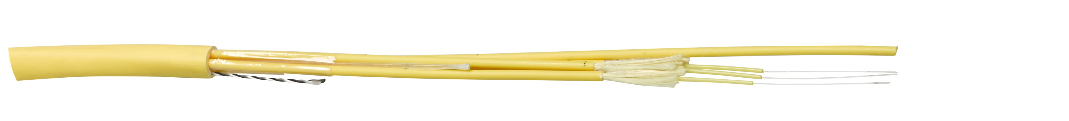 LWL Breakout 2.0mm H+S 4x9/125 LSFH 7mm gb Dca