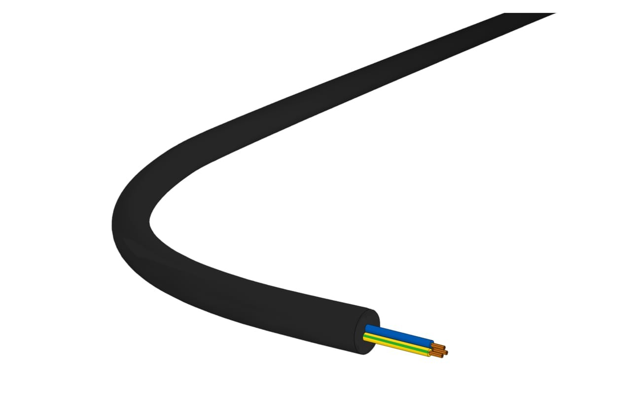 Gdv H07RN-F 3x2.5 LNPE schwarz Eca