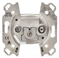 2-Loch Breitbanddose, 4 dB, 2GHz, EB