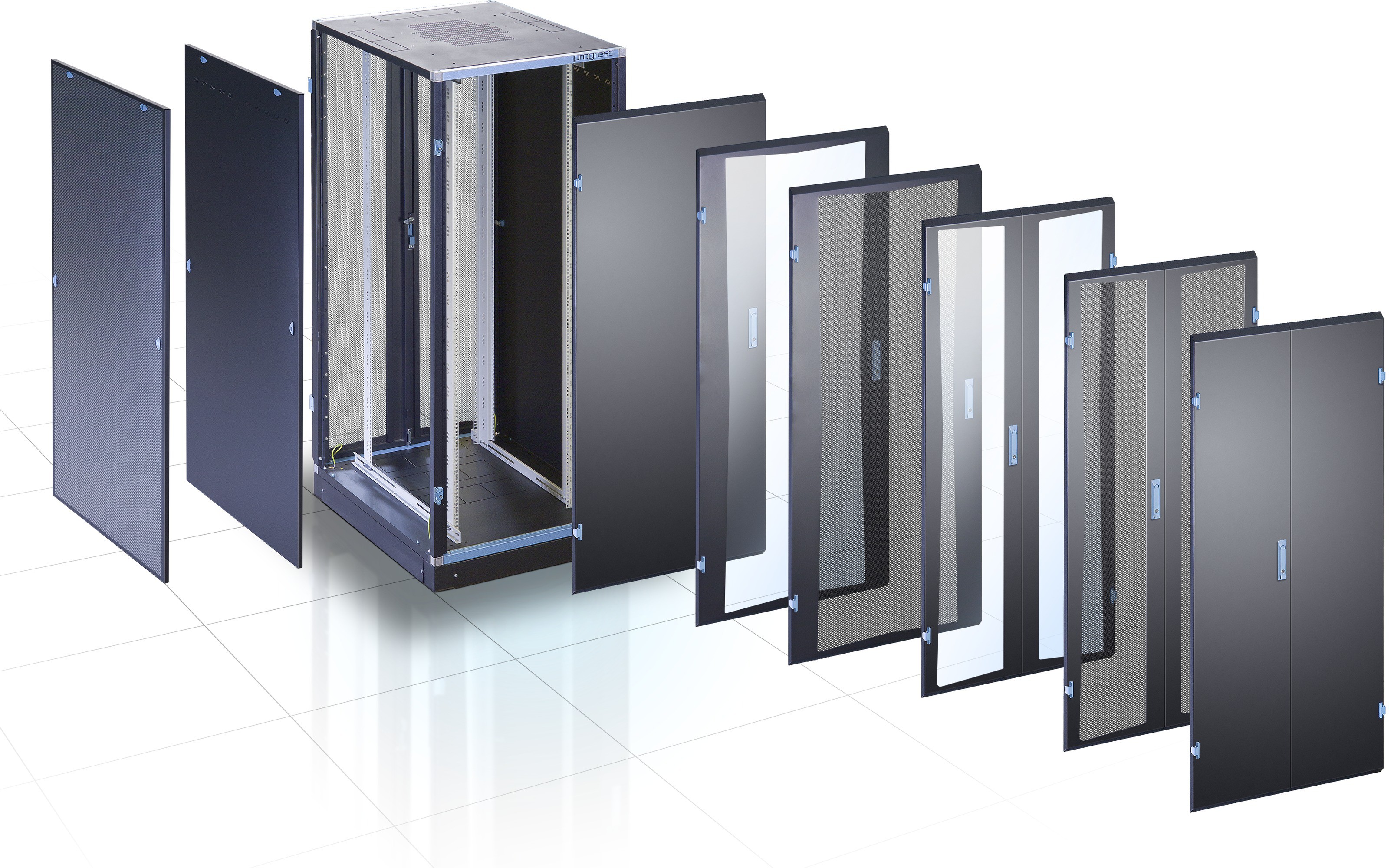 TSP-Rack 600x600x20HE RAL7035