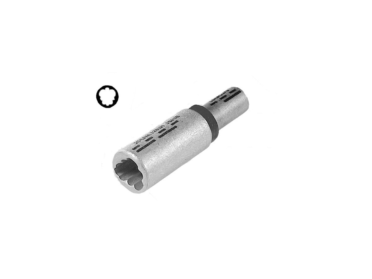 Connecteur de presse Al/Cu, 25 - 50mm2, pour les connexions de décharge de traction Alsm: 35mm2 Alse/re: 50mm2 Cu: 25mm2