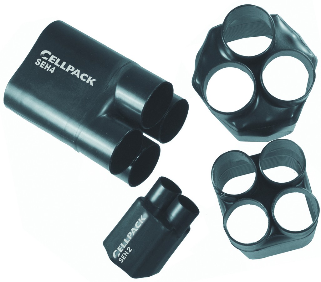 Warmschrumpf-Aufteilkappe mit Kleber SEH2 60-20