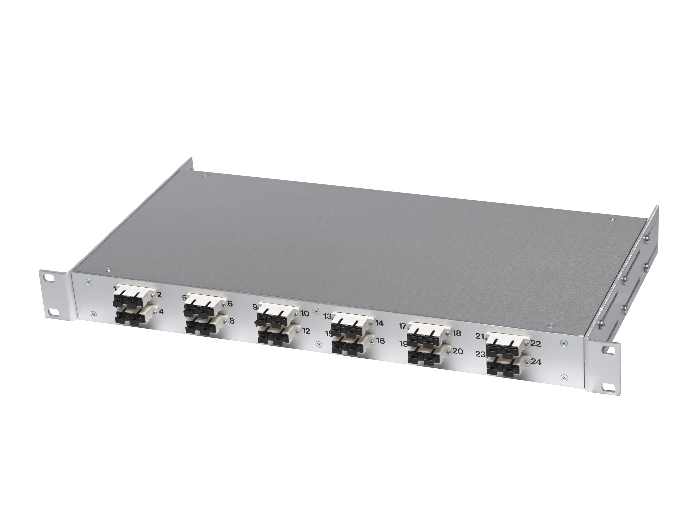 LWL 19" KEV 1HE zu ML 6xSC/Dupl. MST MM