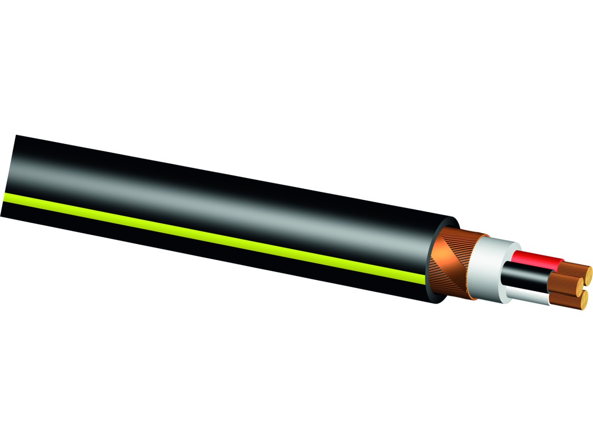 GKN flex 3x50/50 LPEN (sw/rt/ws) hf schwarz Fca
