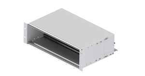 Bac à cartes pour 12x7TE Modules 19" 3U sont fixés avec 2 vis Matériel de montage et kit de mise à la terre inclus Extension maximale 12x7TE Modules FO ou cuivre