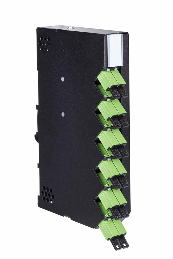 LWL DIN Gehäuse Schrägauslass sz 2xE2000APC SM zu ML