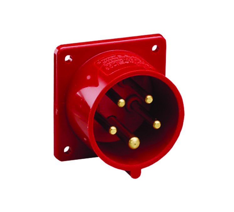 CEE EB Steckdose 125A 5P 400V 15° rot