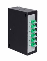 LWL DIN AP Box sz zu ML 3xLC/APC Dupl. MST SM