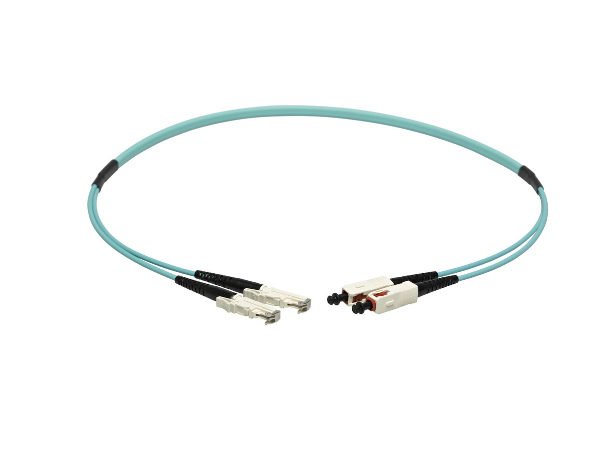 VL Dupl. Fig. 0 50/125 OM3 E2000/SC tk 3.0m