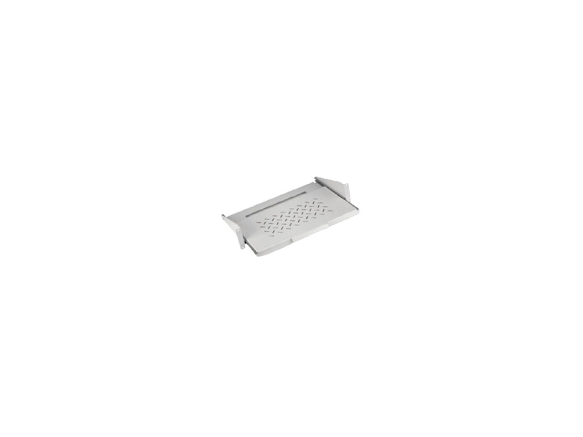 Console coulissante 19“ 2U 250mm 2P 30kg avec FA  RAL7035