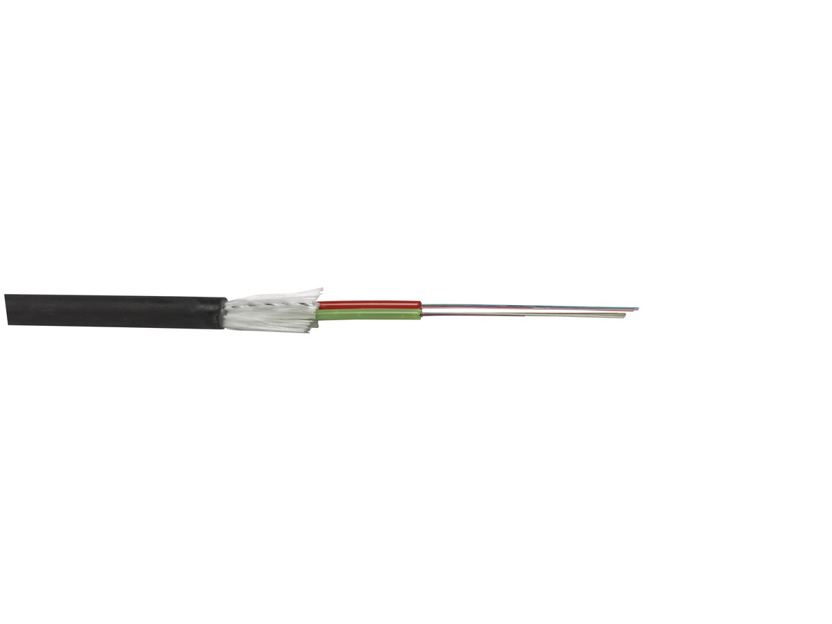 LWL Twintube 24x50/125 NS LSFH 9.4x8.8mm noir Dca