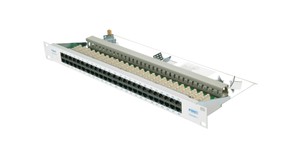 AMP Voice-Panel 50xRJ45 AMPTRAC- Ready 1HE UTP grau