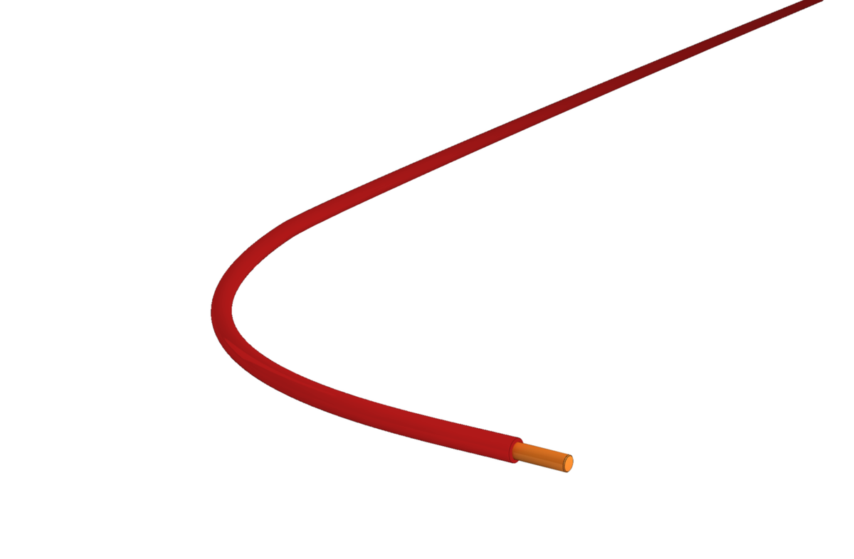 Draht 1.5mm2 hf rot Cca
