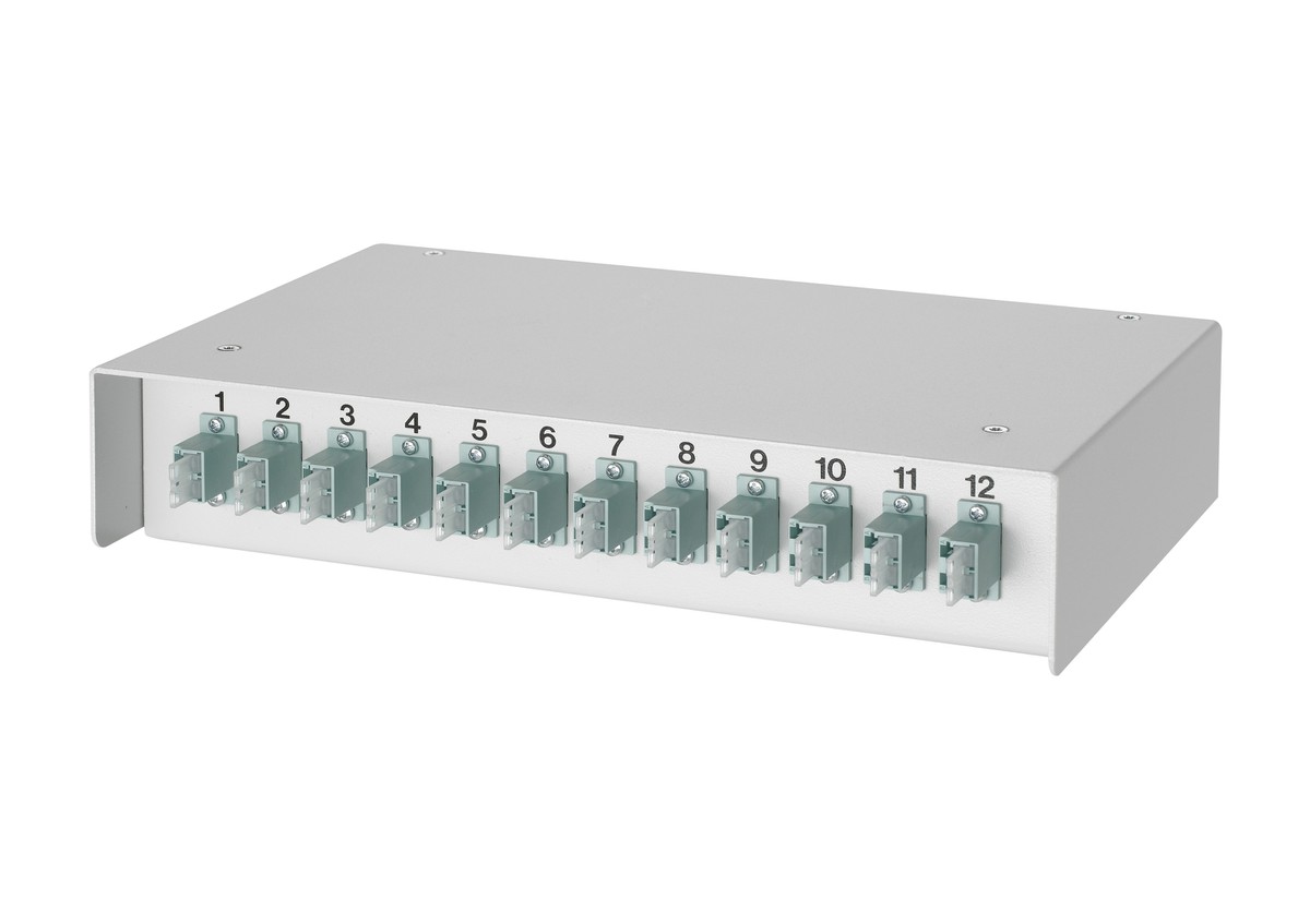 LWL AP Box zu ML 1xLC/Dupl. MST OM3 türkis