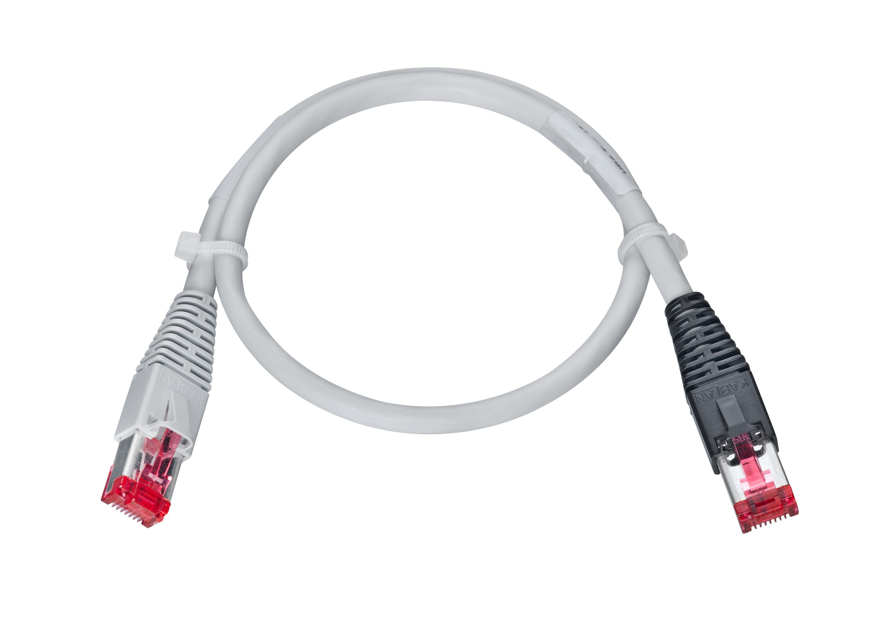 AK VBS Typ 17+ RJ45 HR hf gu/sz Kat.6 10.0m gr