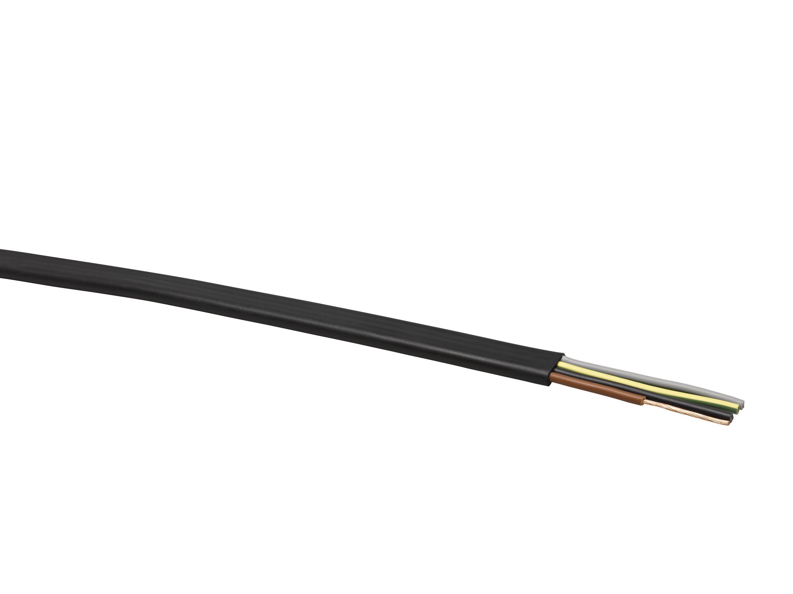 Câble plat néoprène 4x2.5 3LPE noir