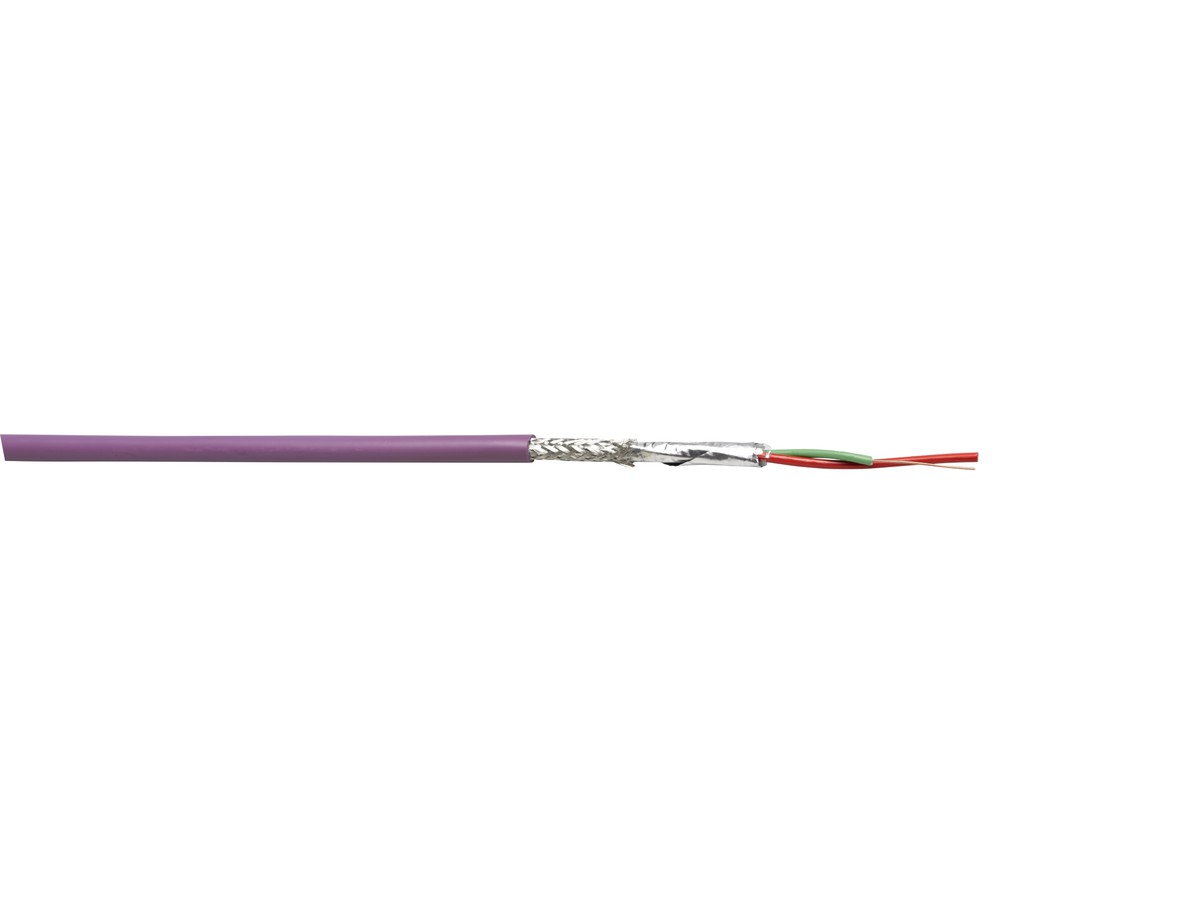 Profibus 02YS(ST)CY 1x2x0.64 PVC violett Fca