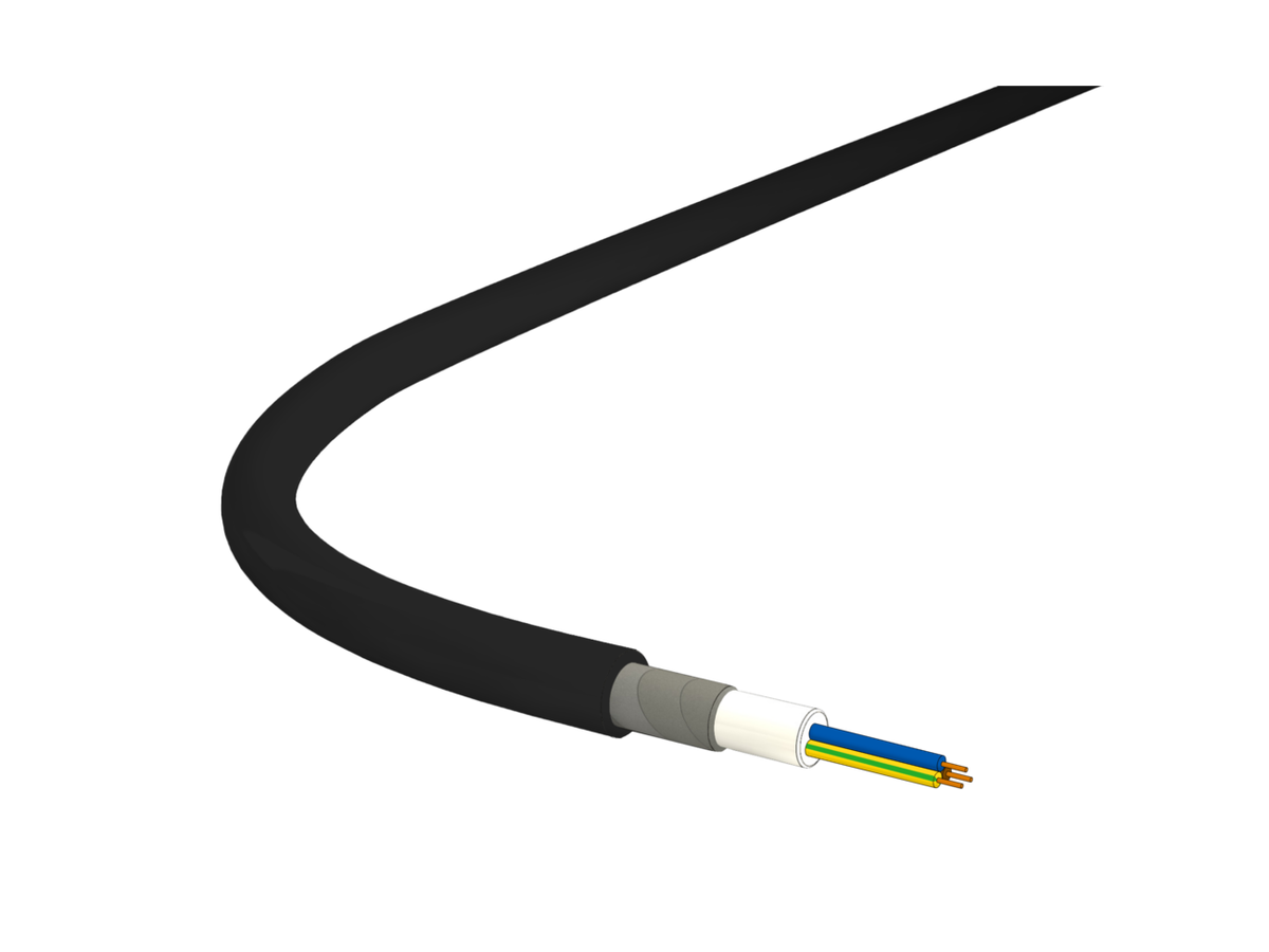 FE05B-CLE 3x2.5 LNPE hf schwarz B2ca
