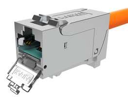 KABLAN RJ45 Jack Kat. 6A Keystone geschirmt AWG 22-24 ISO/IEC 4PPoE