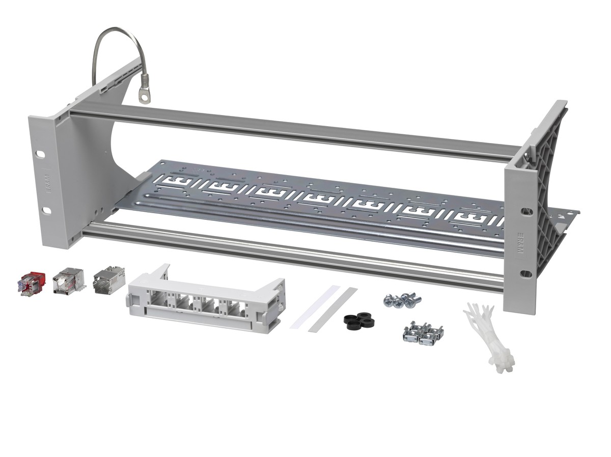 R&M Patch panel Global 19" 3U 60xRJ45/s Kat. 6A ISO