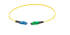 RL Dupl. Fig.8 2x1.4mm 9/125 LC/LC APC jaune 6.0m