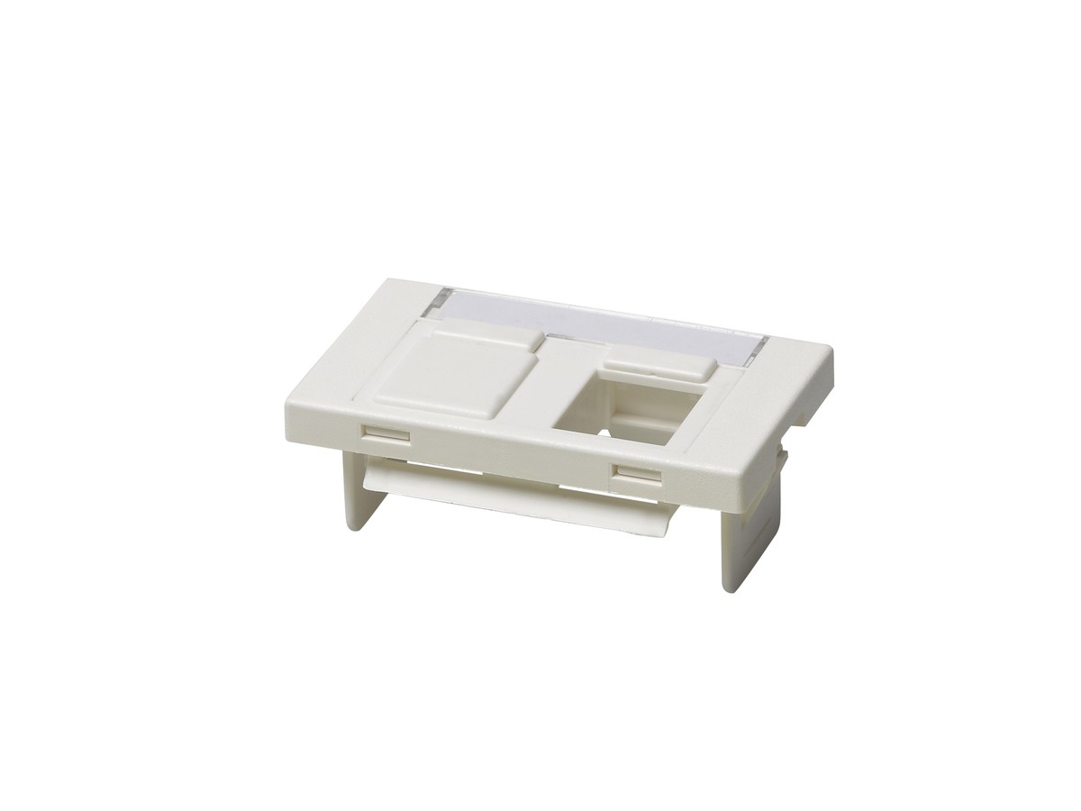 FLF Dose 2 x RJ45 leer (Keystone) ws