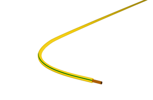 Fil souple Radox 3GKW 10mm2 sh 600V jaune-vert