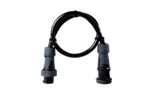 Alu Verlängerungskabel PUR Schwarz 5x35 konf. Stecker/Kupplung CEE 125A 5pol Schwarz 20m