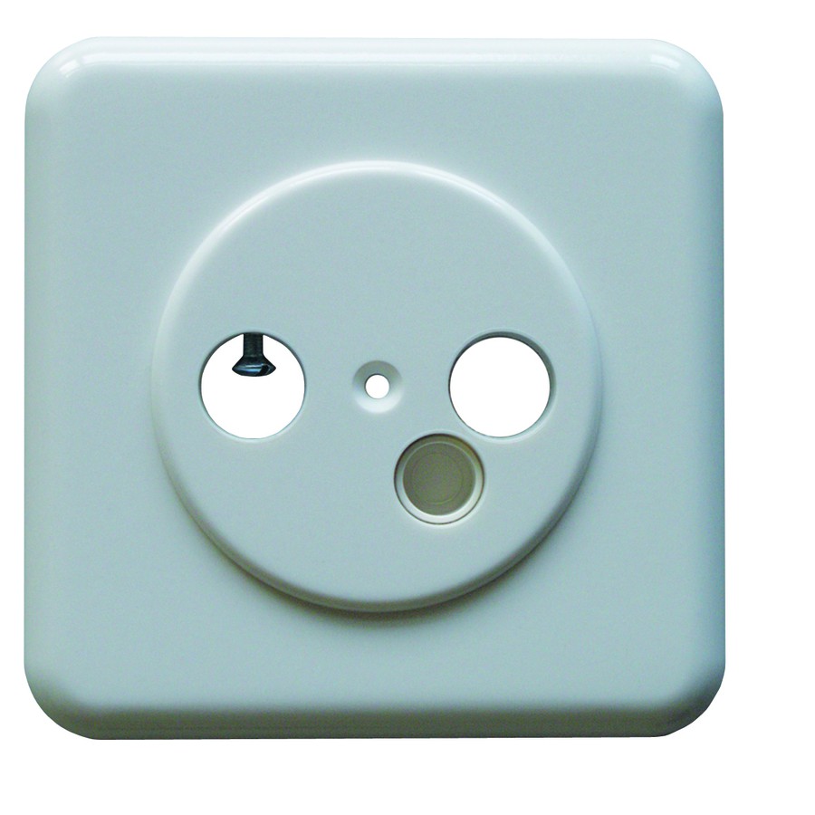 Abdeckplatte STANDARD zu Radio- TV-Daten-Steckdose, komplett