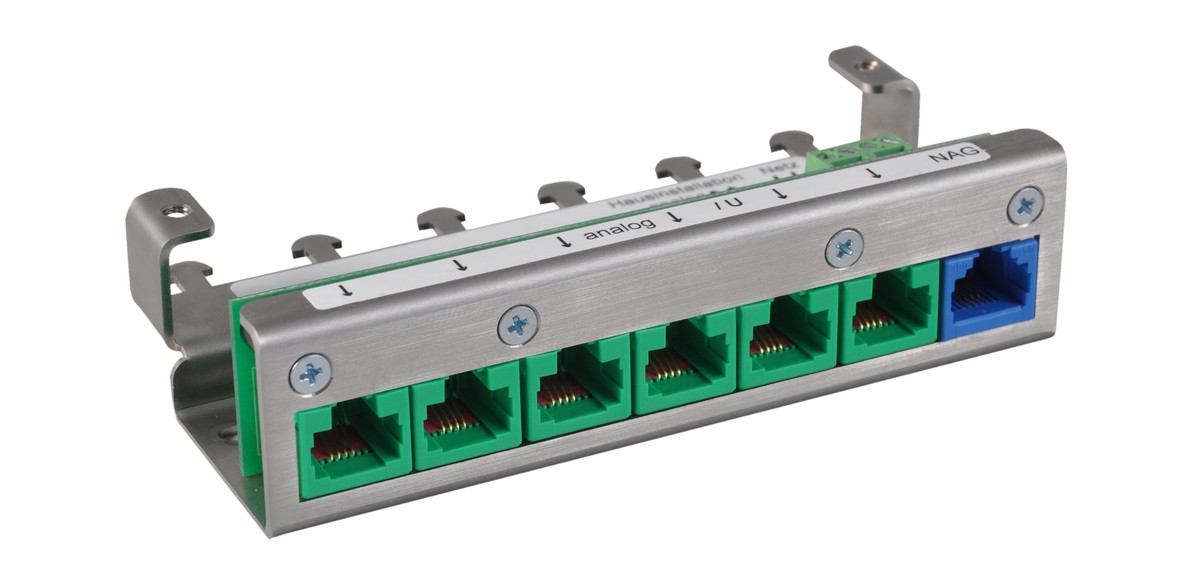 MCS Module de raccordement et de répartition téléphonique 1xDSL+6xtéléphonique