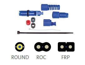ECAM S7 Entrée de câble simple pour câble rond 3-7mm