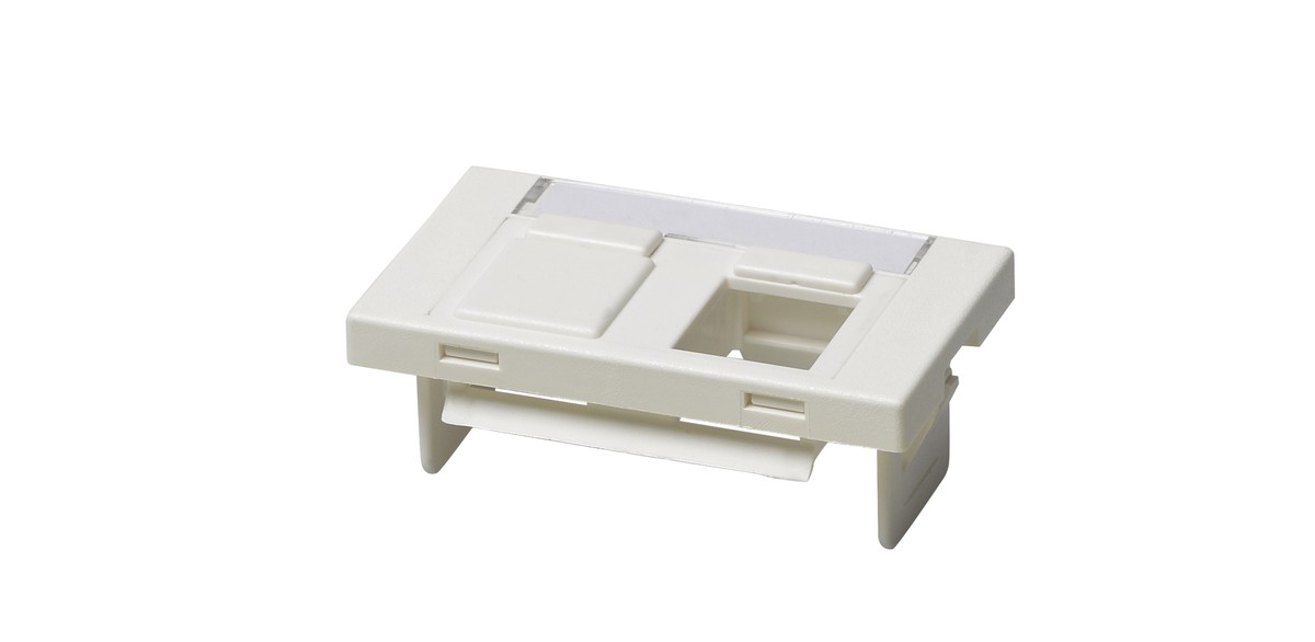 FLF Dose 2 x RJ45 leer (Keystone) ws