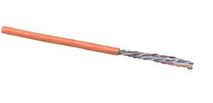 Multinet Kat.6 U/UTP 4x2x0.55 LSOH orange NVP68 AWG24 Eca