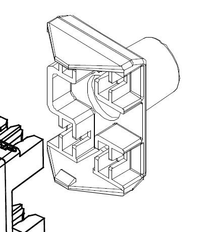 AMP RJ45 Einsatz SL 110 Kat.6 STP