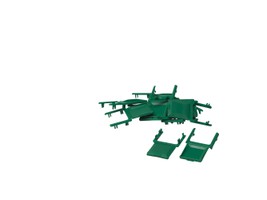 R&M Scharnier Staubschutz grün