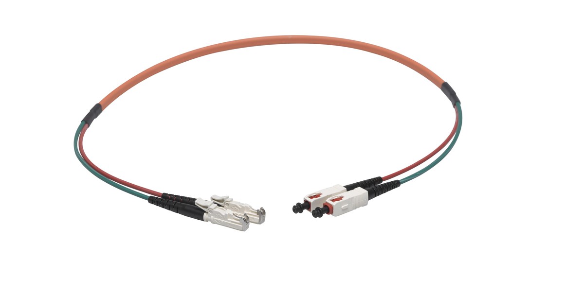 VL Dupl. Fig. 0 50/125 E2000/SC or 15.0m