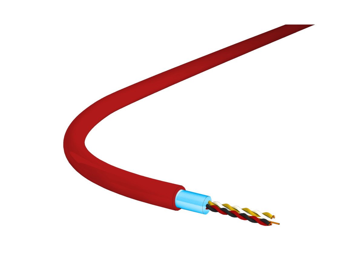 BM JE-H(ST)H 8x2x0.8 FE180 E30-E90 rot B2ca Dätwyler