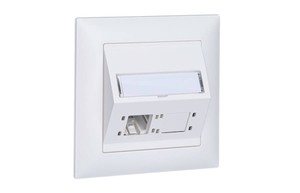 RdM UP DA-Dose EDIZIOdue, 88x88, 2 Port, Kat.6A, ws