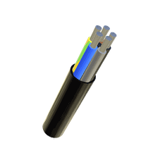 Alupurflex PUR 5x6 3LNPE hf schwarz Eca