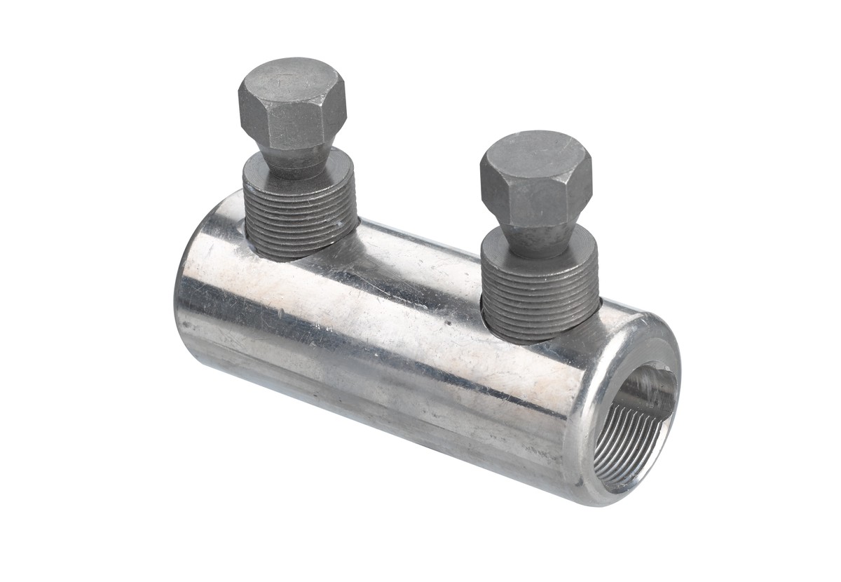 Schraubverbinder AL vz für AL/Cu 35-150mm2, mit Trennsteg, 2 Abreisskopfschrauben