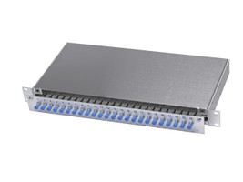 LWL 19" KEV 1HE ausz. 20xST OM3 komp.