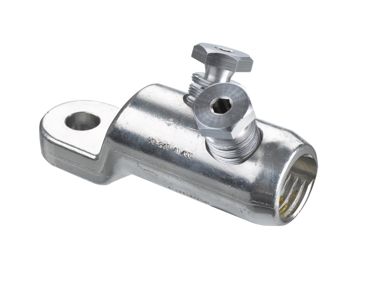 Cosse à vis AL étamé pour AL/Cu C120-300mm2 M12, pas pour ALSE, avec 2 tête autocassante